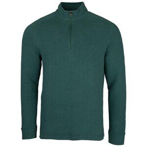 Cutter & Buck Men's Coastal Half-Zip Size Large in Seaweed